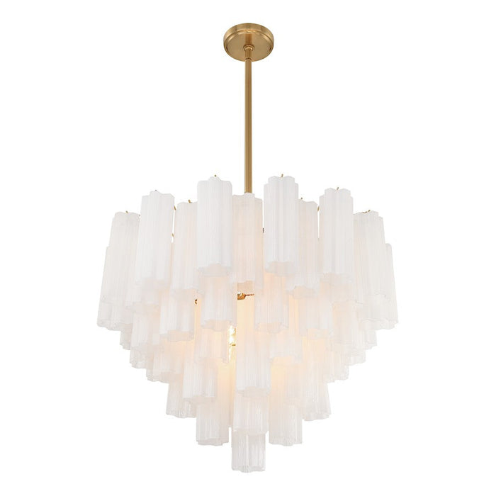 Crystorama Addis Chandelier, Brass