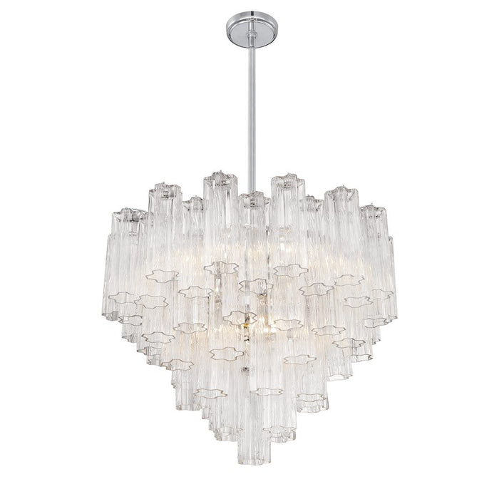 Crystorama Addis Chandelier, Chrome