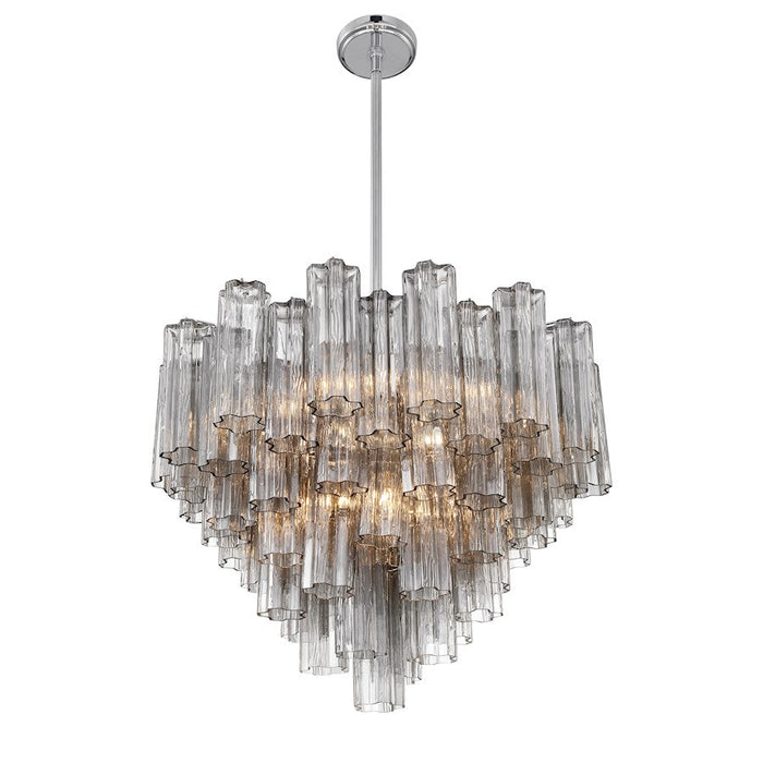 Crystorama Addis Chandelier, Chrome