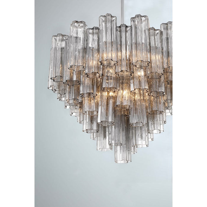 Crystorama Addis Chandelier, Chrome