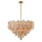 Crystorama Addis Chandelier, Brass