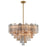 Crystorama Addis Chandelier, Brass