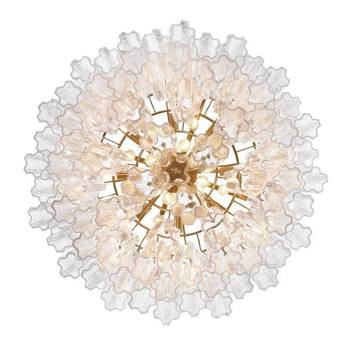 Crystorama Addis Chandelier, Brass