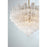 Crystorama Addis Chandelier, Brass