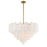 Crystorama Addis Chandelier, Brass