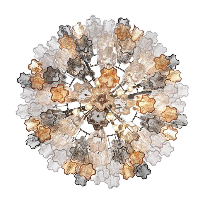 Crystorama Addis Chandelier, Chrome