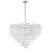 Crystorama Addis 16 Light Chandelier, Chrome/Tronchi Glass Clear - ADD-316-CH-CL