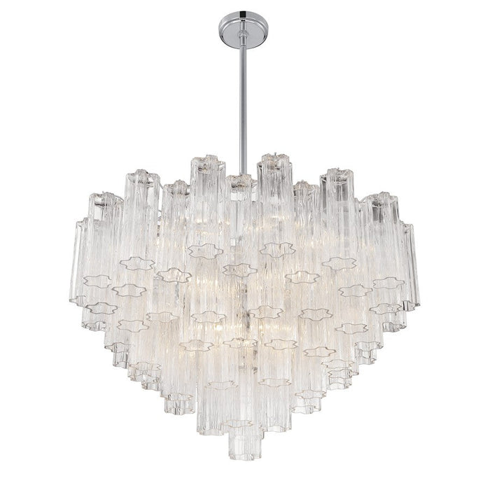 Crystorama Addis Chandelier, Chrome