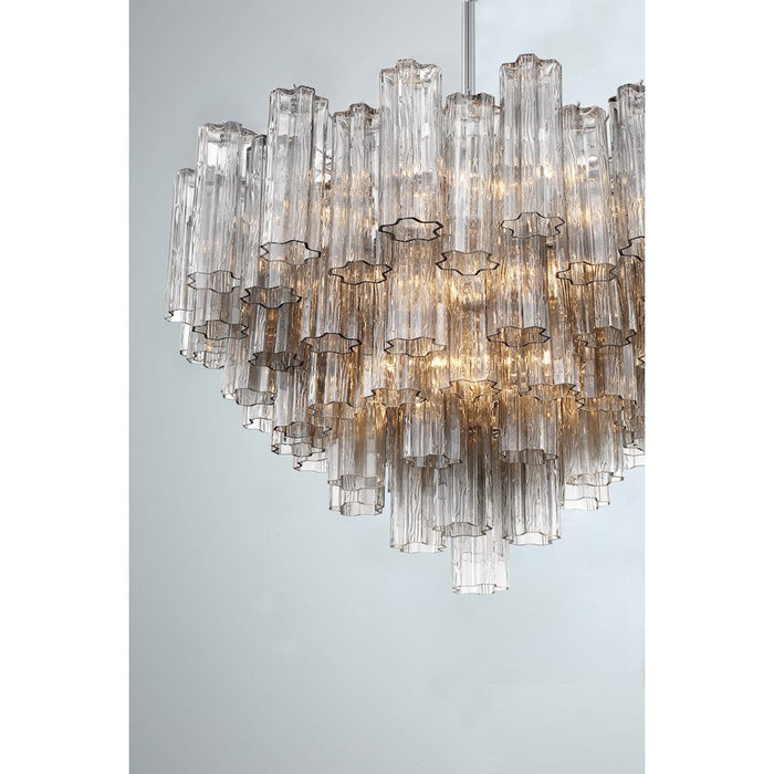 Crystorama Addis Chandelier, Chrome