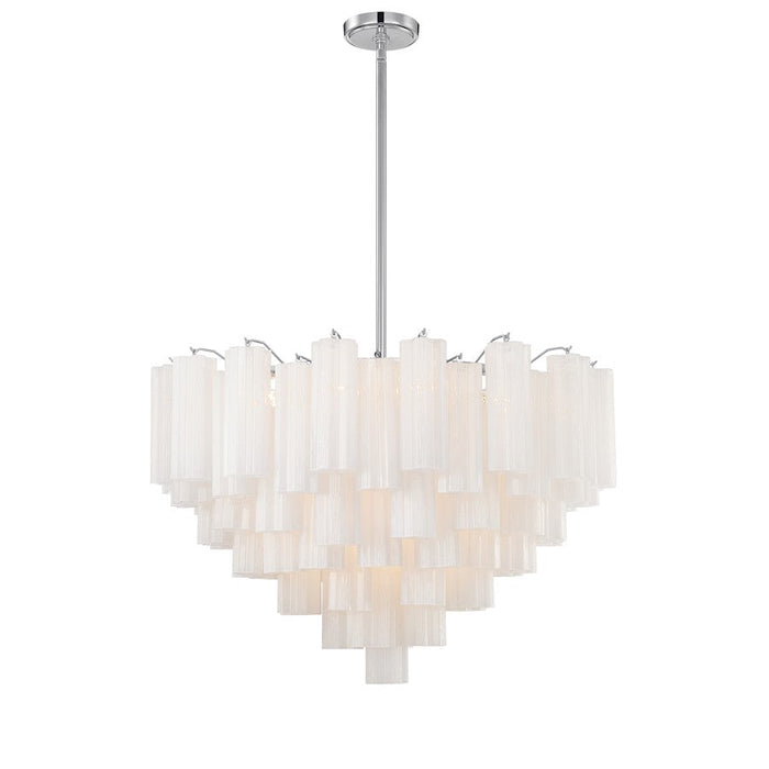 Crystorama Addis Chandelier, Chrome