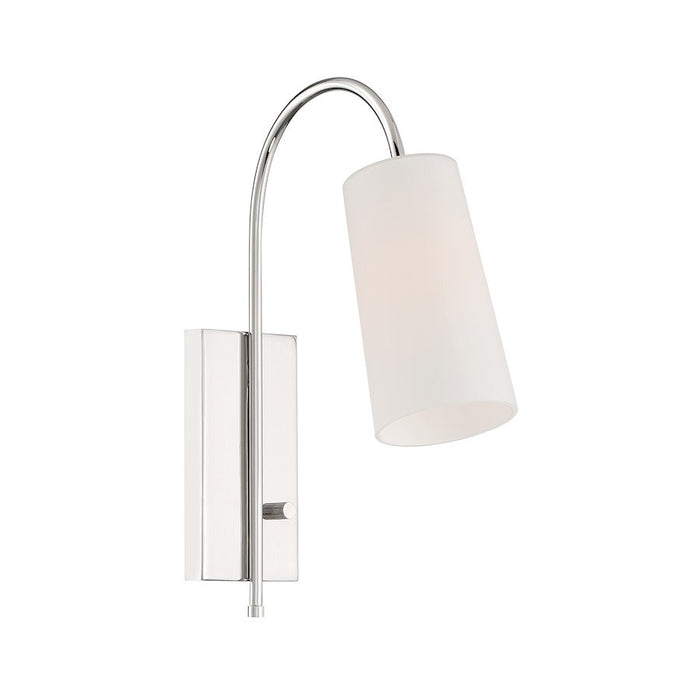 Crystorama Alexa 1 Light Wall Sconce, White