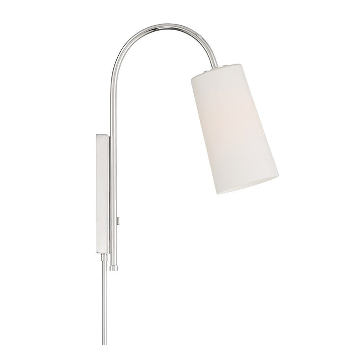 Crystorama Alexa 1 Light Wall Sconce, White