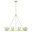 Crystorama Aragon 10 Light Chandelier, Soft Brass/Clear - ARA-10265-SB