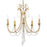 Crystorama Arcadia 5 Light Chandelier, Antique Gold - ARC-1905-GA-CL-MWP