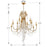 Crystorama Arcadia Chandelier, Antique Gold