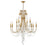 Crystorama Arcadia Chandelier, Antique Gold