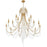 Crystorama Arcadia 15 Light Chandelier, Antique Gold - ARC-1919-GA-CL-MWP