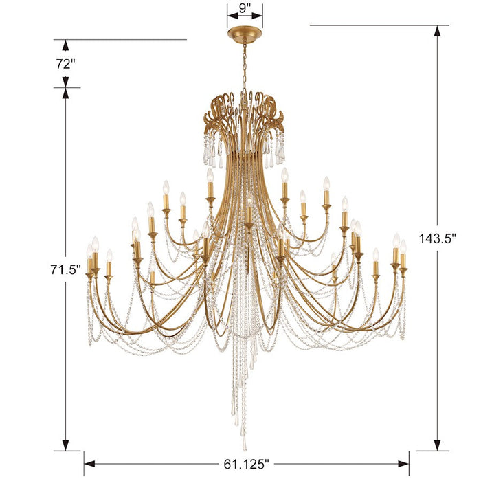 Crystorama Arcadia Chandelier