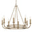 Crystorama Bailey 8 Light Chandelier, Aged Brass - BAI-A2108-AG