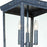 Crystorama Belmont 3 Light Pendant, Graphite