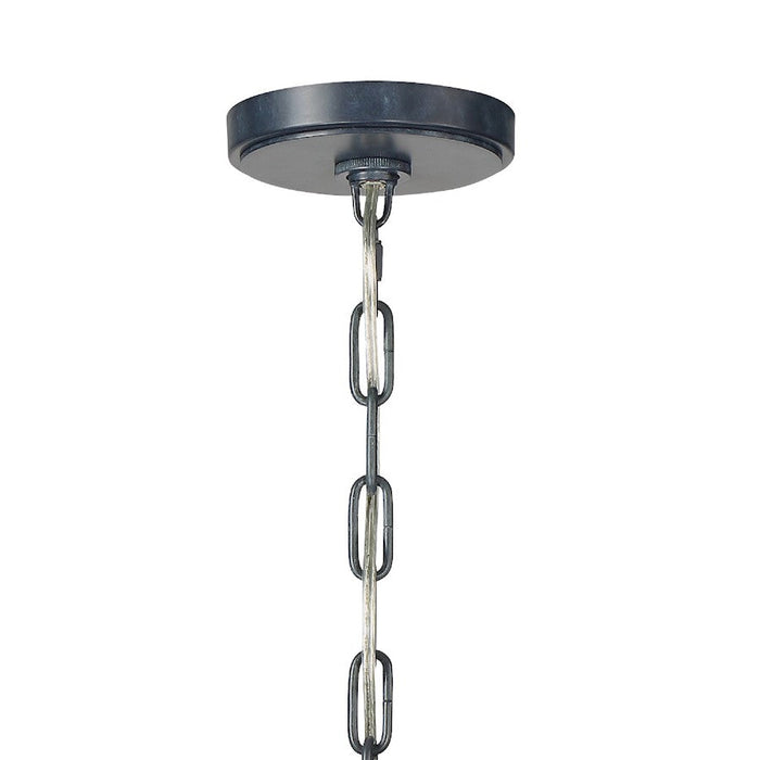 Crystorama Belmont 3 Light Pendant, Graphite