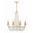 Crystorama Bella 8 Light Chandelier, Antique Gold - BLA-10668-GA