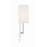 Crystorama Brent 1 Light 15" Sconce, Polished Nickel