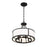 Crystorama Bryant Chandelier, Black Forged