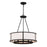 Crystorama Bryant 6 Light Chandelier, Black Forged - BRY-8006-BF