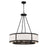 Crystorama Bryant 8 Light Chandelier, Black Forged - BRY-8008-BF