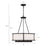 Crystorama Bryant Chandelier, Black Forged