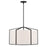 Crystorama Carlyn 6 Light Pendant, Black/White - CAR-9206-BK