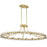 Crystorama Clover 12 Light Chandelier, Aged Brass - CLO-8897-AG