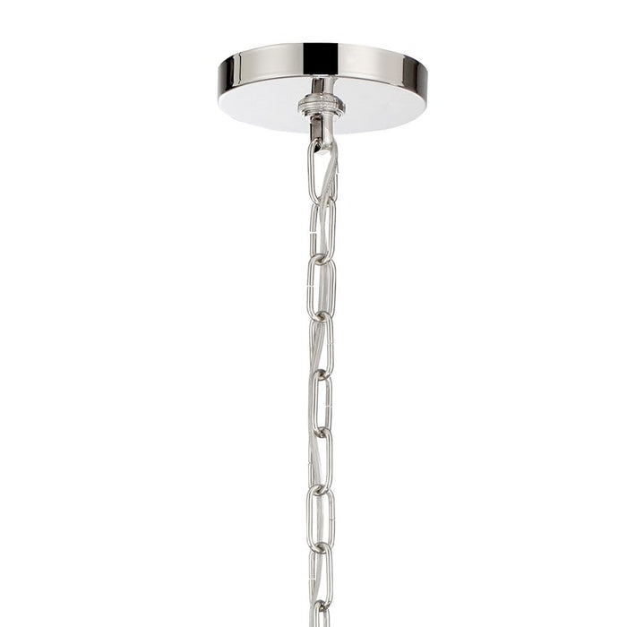 Crystorama Devon Lantern, Polished Nickel