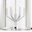 Crystorama Devon 6 Light Lantern, Polished Nickel