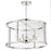 Crystorama Devon 6 Light Lantern, Polished Nickel