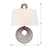 Crystorama Doral 2 Light Half Drum Wall Mount