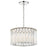 Crystorama Elliot 4 Light Pendant, Polished Nickel