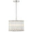 Crystorama Elliot 4 Light Pendant, Polished Nickel