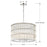 Crystorama Elliot 6 Light Chandelier, Polished Nickel