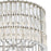 Crystorama Elliot 6 Light Chandelier, Polished Nickel