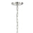 Crystorama Elliot 6 Light Chandelier, Polished Nickel