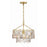 Crystorama Elsa 1 Light Pendant, Antique Gold - ELS-7100-GA