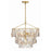 Crystorama Elsa 3 Light Pendant, Antique Gold - ELS-7103-GA