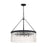 Crystorama Emory 8 Light Chandelier, Black Forged - EMO-5406-BF