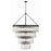 Crystorama Emory 22 Light Chandelier, Black Forged - EMO-5409-BF