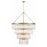 Crystorama Emory 22 Light Chandelier, Modern Gold - EMO-5409-MG