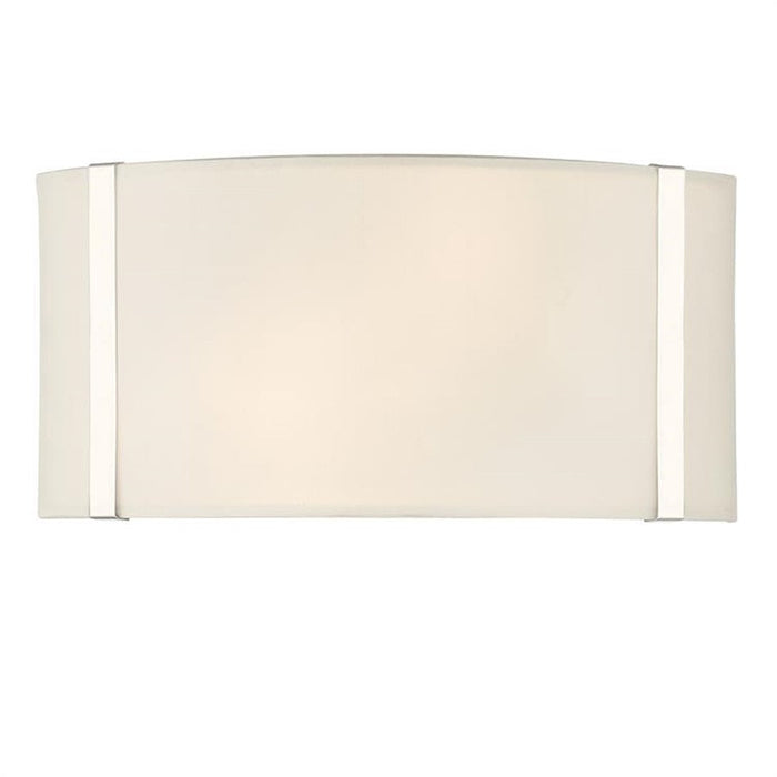 Crystorama Fulton 2 Light Wall Mount, Polished Nickel - FUL-902-PN