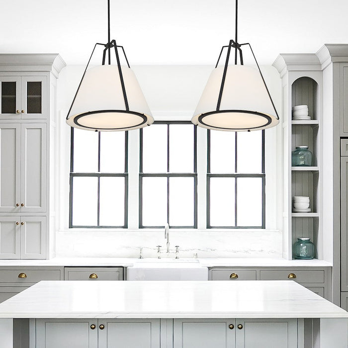 Crystorama Fulton 3 Light Pendant