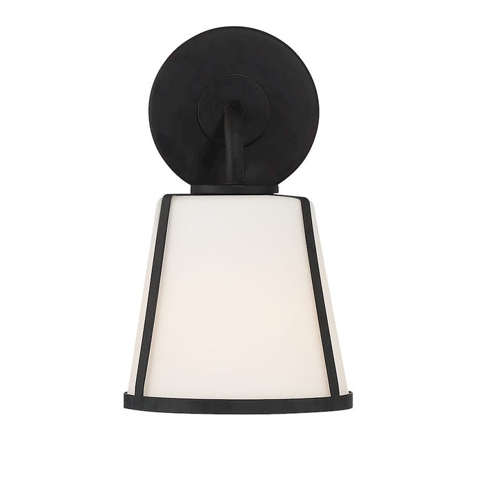 Crystorama Fulton 1 Light Wall Sconce, White